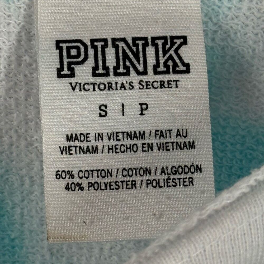 Victoria's Secret PINK tie-dye long sleeve crew neck sweatshirt size small  - Picture 6 of 11